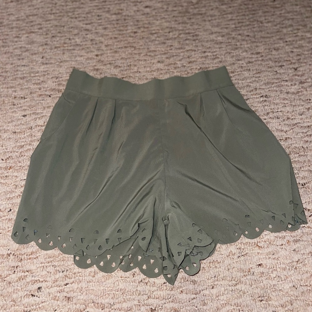 Green shorts